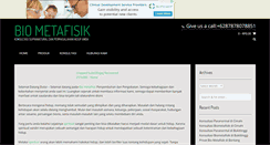 Desktop Screenshot of biometafisik.com